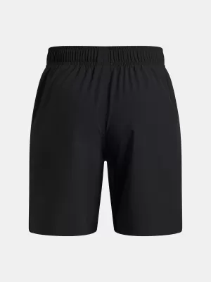 Chlapčenské kraťasy UNDER ARMOUR UA B UNSTOPPABLE WOVEN SHORT 6009307-001 ČIERNA