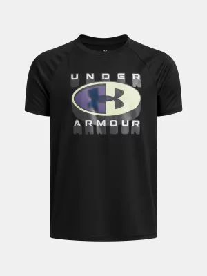 Chlapčenské tričko UNDER ARMOUR B TECH GRAPHIC SS 6009615-001 ČIERNA