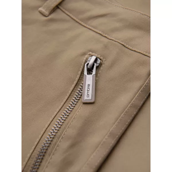  Pánske nohavice OMBRE P1517 KHAKI 