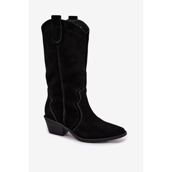  Dámske čižmy BOTO 5312 BLACK 