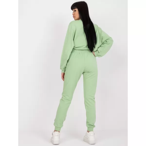  Dámske tepláky BASIC FEEL GOOD AP-DR-A-003 PISTACHIO 