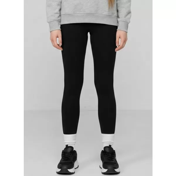  Dámske legíny 4F WMM00TTIGF296 DEEP BLACK 