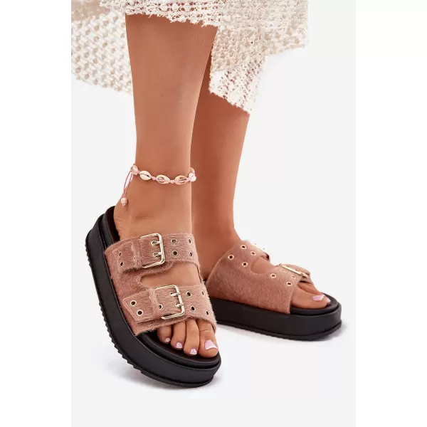  Dámske šľapky BOTO SS-175 PINK 
