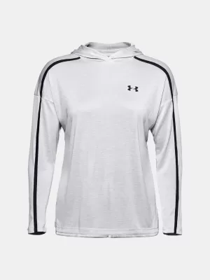 Dámska mikina UNDER ARMOUR TECH TWIST GRAPHIC HOODIE 1351977-014 ŠEDÁ