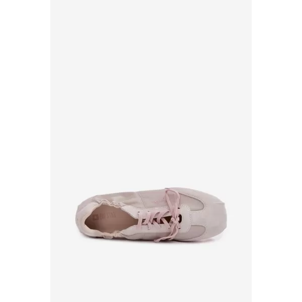  Dámske tenisky BIG STAR SHOES TT274599 BEIGE 