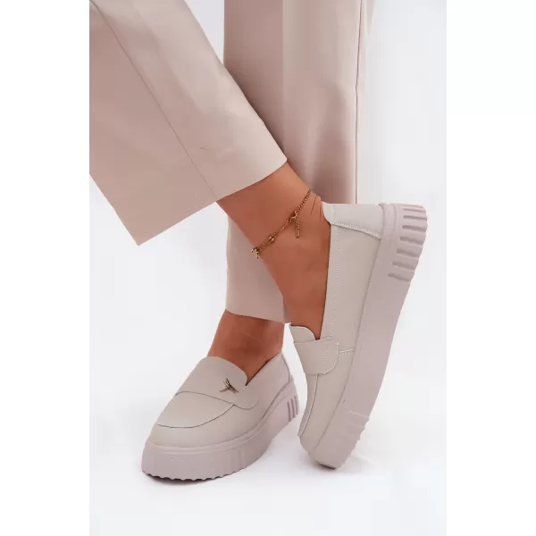  Dámske poltopánky VINCEZA 93218 BEIGE 