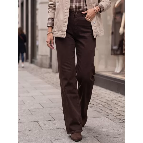  Dámske nohavice DSTREET UY3136 HNEDÁ 