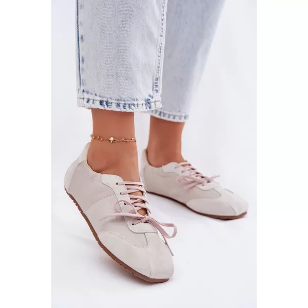  Dámske tenisky BIG STAR SHOES TT274599 BEIGE 