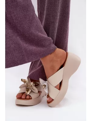 Dámske šľapky VINCEZA 41511 BEIGE