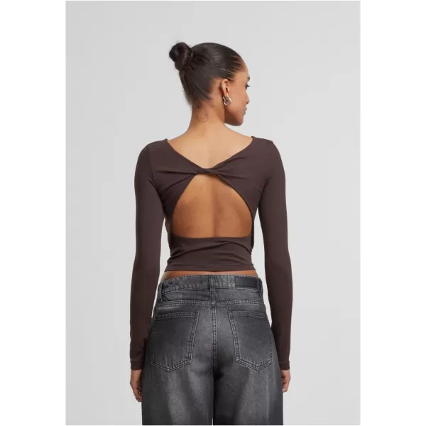  Dámske tričko URBAN CLASSICS TB7721 WARM/BROWN 