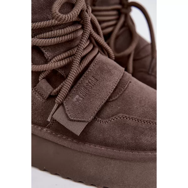  Dámske topánky BIG STAR SHOES UU274315 BROWN/BEIGE SHADOWS 
