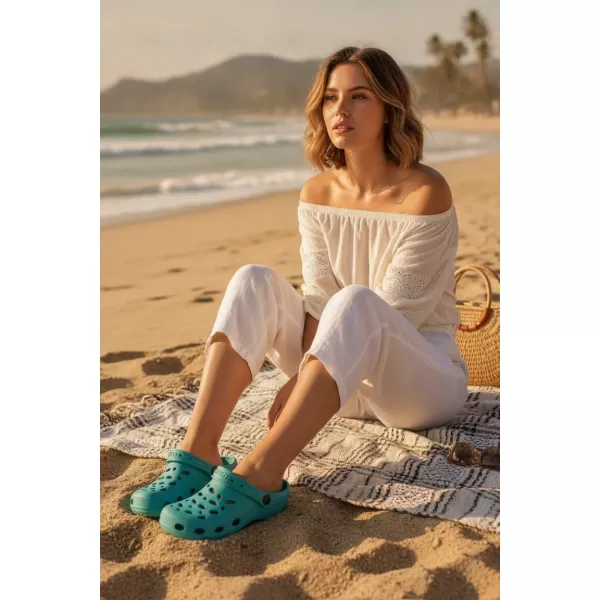  Dámske šľapky BOTO 1900W TURQUOISE 