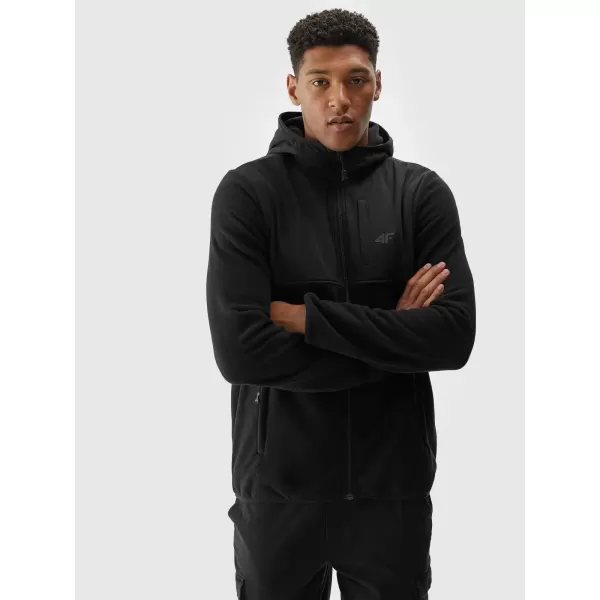  Pánska mikina 4F WMM00TSWSM1768 DEEP BLACK 