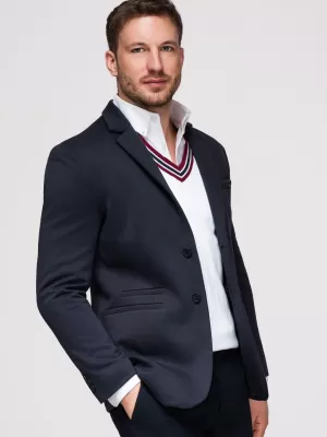 Pánske sako OMBRE M170 NAVY BLUE