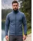 Pánska micro fleece mikina MALFINI FACTOR 852 TMAVÝ DENIM MELÍR