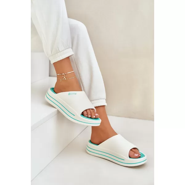  Dámske šľapky BIG STAR SHOES NN274A038 WHITE 
