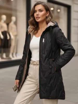 Dámska bunda DSTREET TY5768 ČIERNA