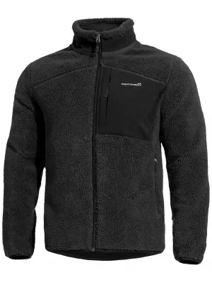 Pánska fleecová mikina PENTAGON SUMMIT SHERPA FLEECE K08063 BLACK
