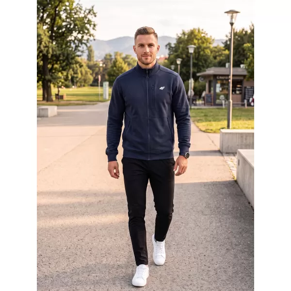  Pánska mikina 4F WMM00TSWSM2547 NAVY 