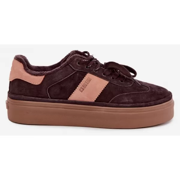  Dámske tenisky BIG STAR SHOES UU274770 BROWN/BEIGE SHADOWS 
