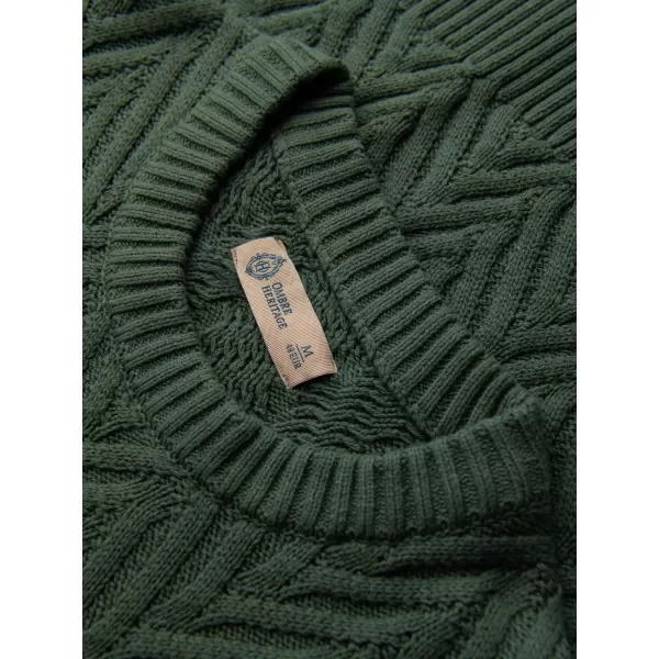  Pánsky sveter OMBRE OM-SWSW-0190 MUTED GREEN 