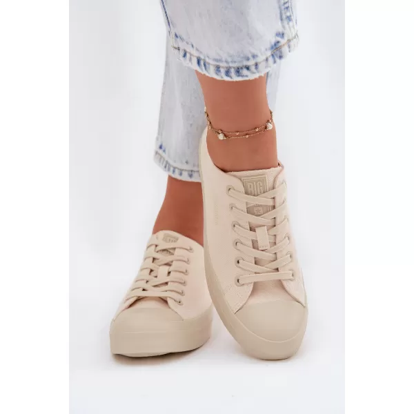  Dámske tenisky BIG STAR SHOES TT274121 BEIGE 