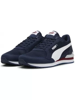 Topánky PUMA ST RUNNER V4 MESH 39966602 CLUB NAVY/ CLUB NAVY/PUMA WHITE/TEAM REGAL RED/PLATINUM GRAY