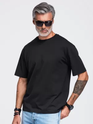 Pánske tričko OMBRE OM-TSPT-0283 BLACK