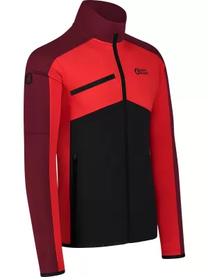 Pánska powerfleece mikina NORDBLANC CUSP NBSFM8334 ČERVENÁ