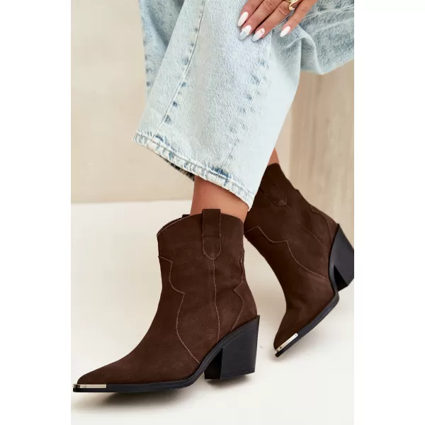  Dámske čižmy BOTO 6397/A BROWN 