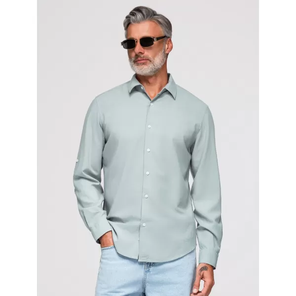  Pánska košeľa OMBRE OM-SHCS-0190 PASTEL GREEN 
