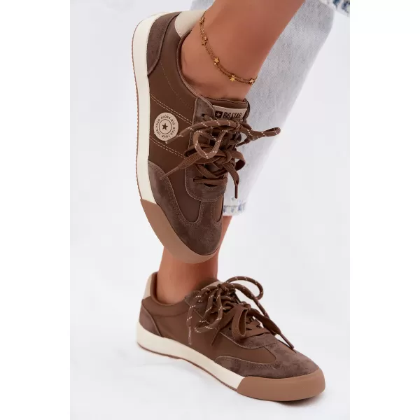  Dámske tenisky BIG STAR SHOES UU274002 BROWN/BEIGE 