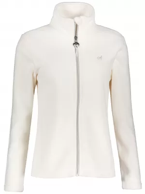 Dámska fleece mikina ALTISPORT ILKI BIELA