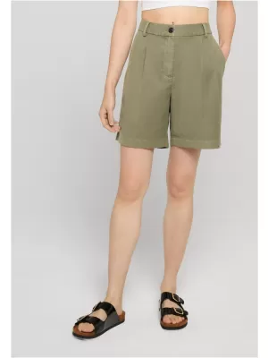 Dámske bermudy URBAN CLASSICS TB7196-00176 OLIVE