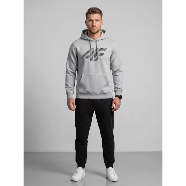 Pánska mikina 4F WMM00TSWSM2548 COLD LIGHT GREY MELANGE 