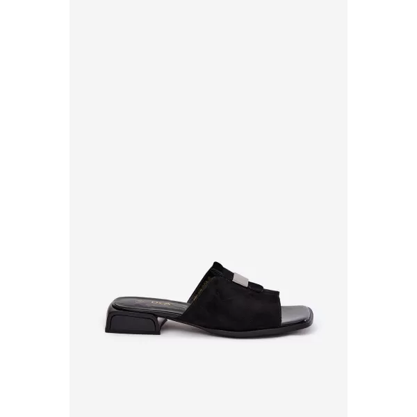  Dámske šľapky D&A JC61-1002 BLACK 