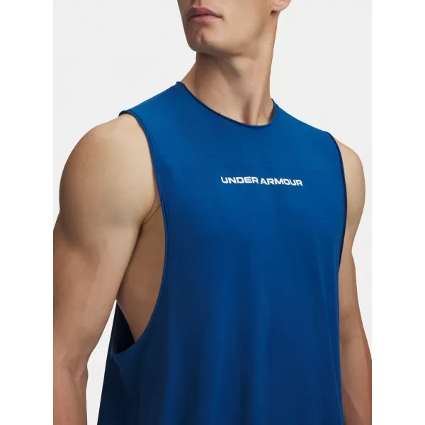  Pánske tielko UNDER ARMOUR HOOPS TRAINING TANK 6012823-426 MODRÁ 