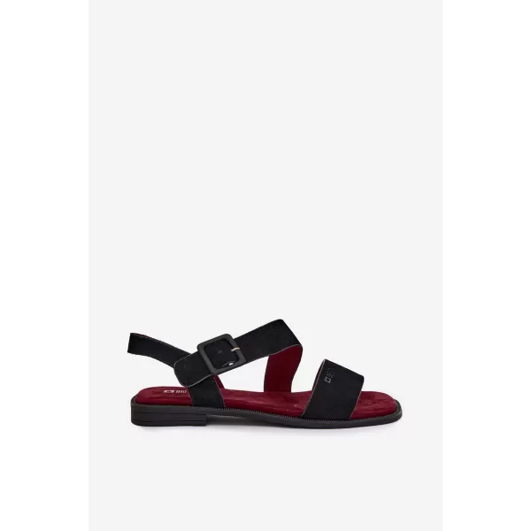  Dámske sandále BIG STAR SHOES TT274490 BLACK 