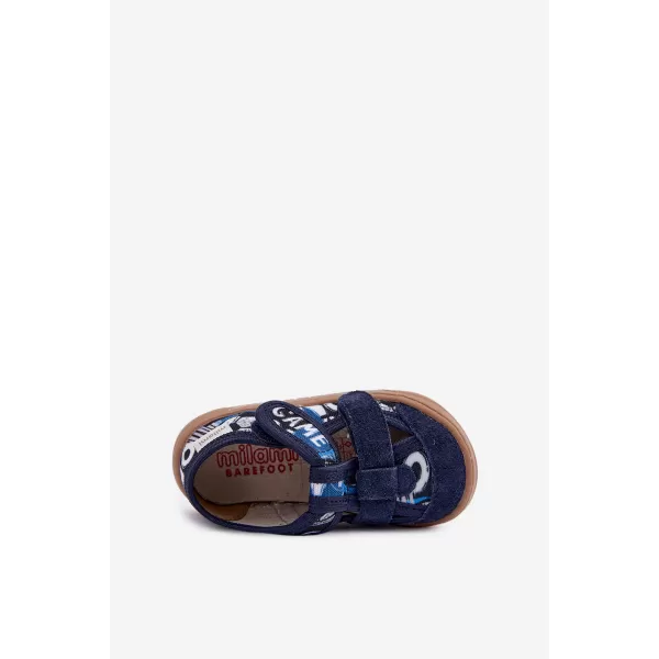  Detské barefoot papuče MILAMI BF10/BR-31 BLUE 