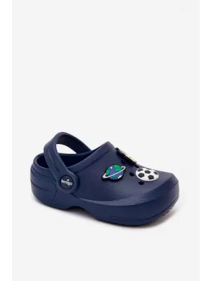 Detské šľapky BOTO LUPO NAVY