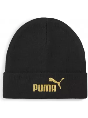 Čiapka PUMA ESS GOLD NO.1 LOGO MID CROWN BEANIE 02757501 PUMA BLACK
