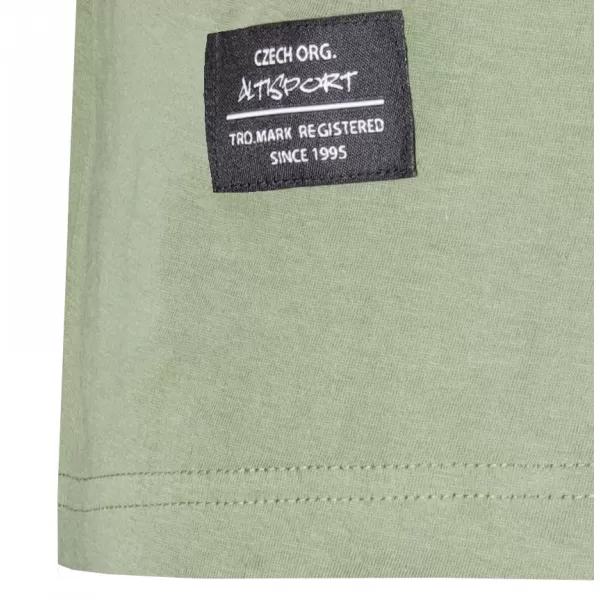  Pánske tričko ALTISPORT NP/ALMST20001 MILITARY GREEN 