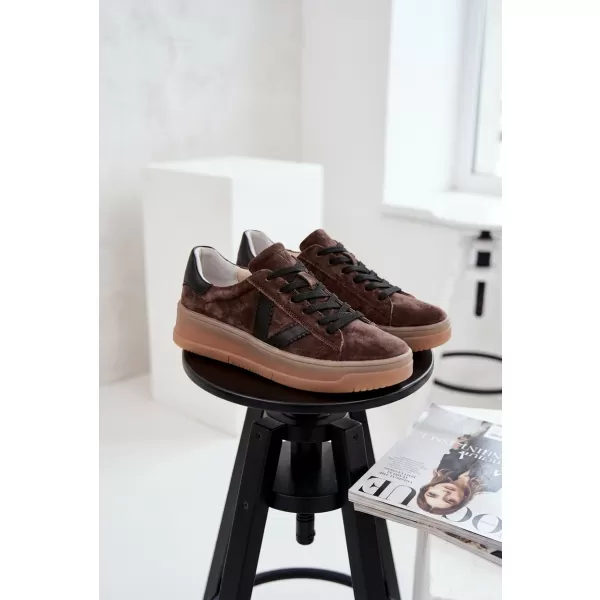  Dámske tenisky VINCEZA 79597 BROWN 