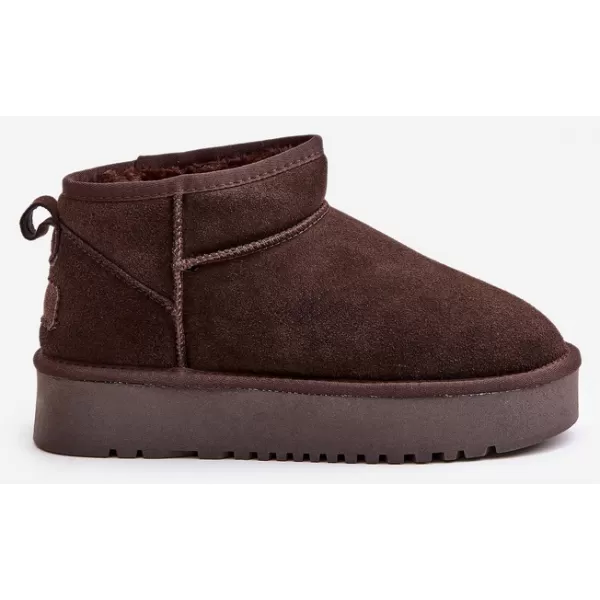  Dámske snehule BOTO NN604 BROWN 