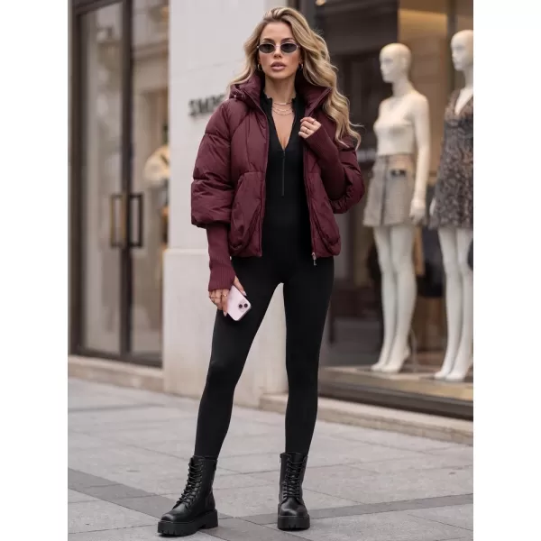  Dámska bunda DSTREET TY5898 BORDOVÁ 