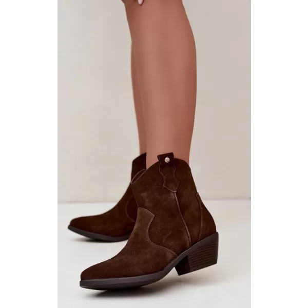  Dámske členkové topánky BIG STAR SHOES SS274463 HNEDÁ 