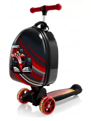 Detský kufor HEYS TURBO TOTS SCOOTER 13155 RACE CAR