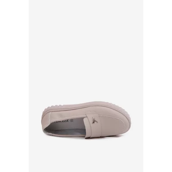  Dámske poltopánky VINCEZA 93218 BEIGE 