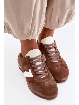 Dámske tenisky ZAZOO N1412/772/1098 MOCHA