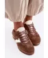 Dámske tenisky ZAZOO N1412/772/1098 MOCHA